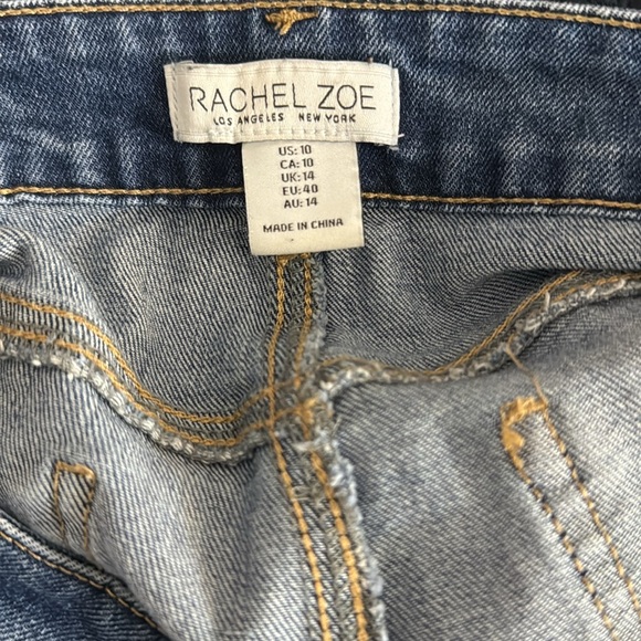 Rachel Zoe Blue Flare Wide Leg Jeans - Picture 4 of 4